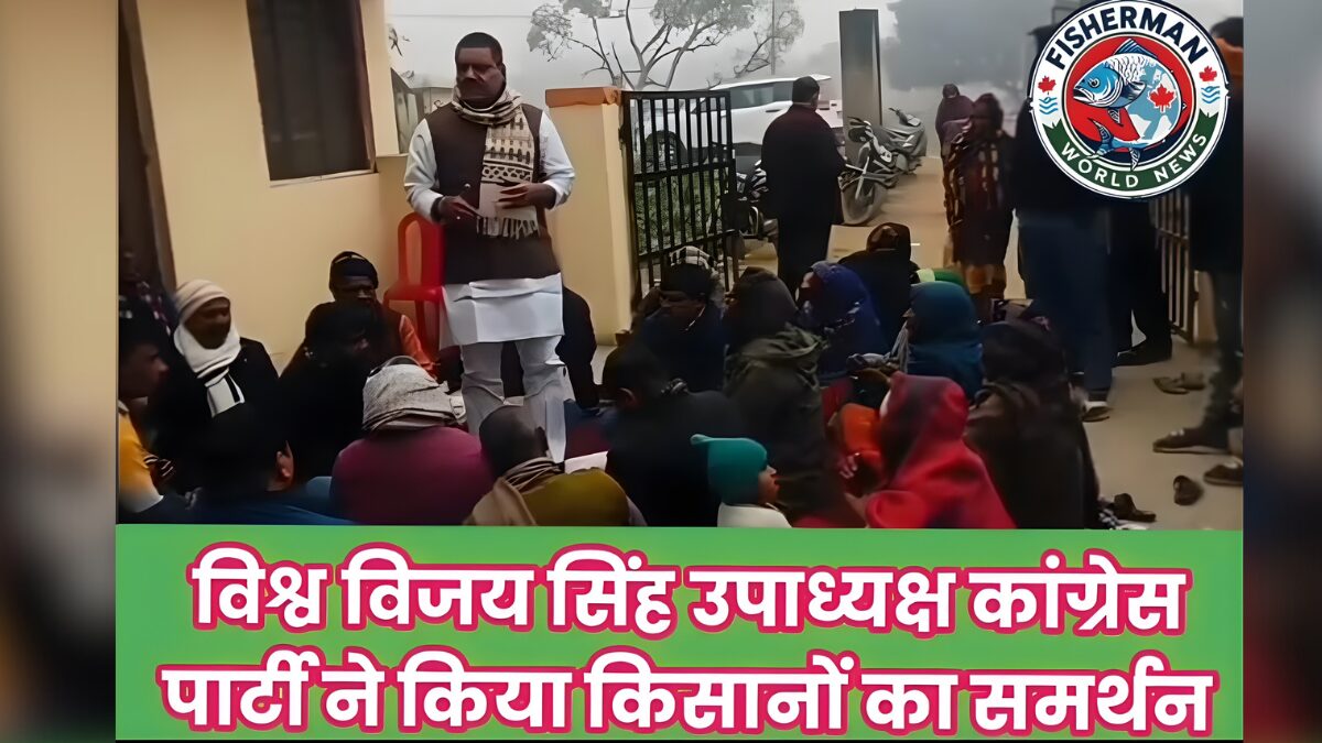 एकला गोरखपुर में किसानों का बड़ा धरना