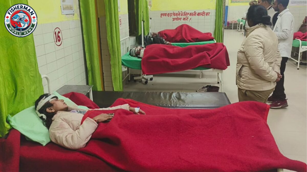 अस्पताल में भर्ती हुए घायल। - फोटो