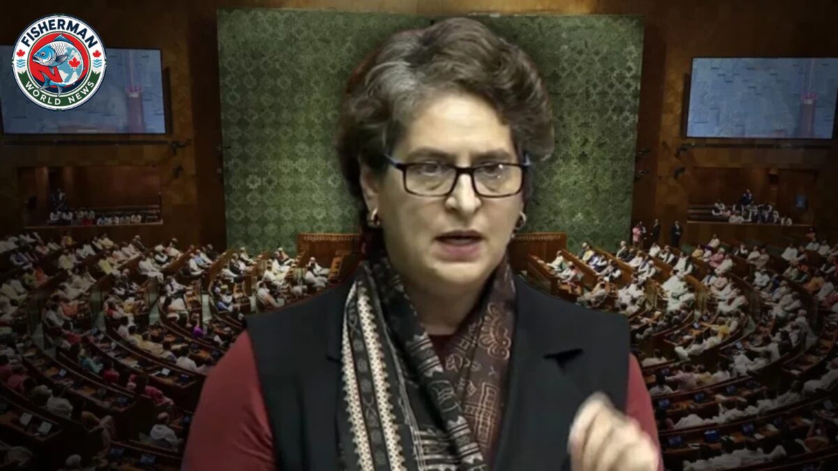 प्रियंका गांधी का संसद में