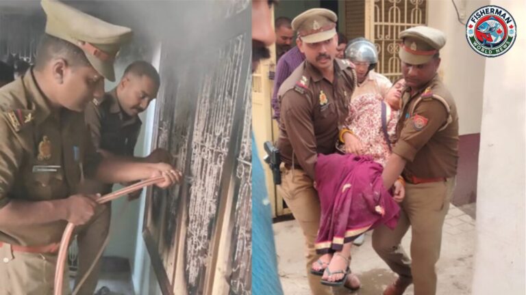 गोरखपुर के बसंतपुर में गैस सिलिंडर लीक