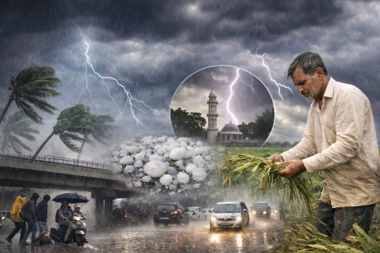 उत्तर प्रदेश में शुक्रवार को मौसम ने अचानक करवट ले