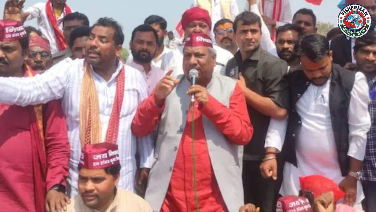 प्रयागराज श्रृंगवेरपुर धाम धरना