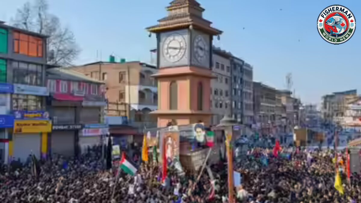 कश्मीर घाटी में बड़े पैमाने पर विरोध