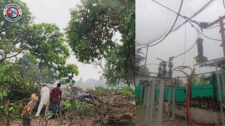 आंधी-पानी से बिजली व्यवस्था चरमरा गई