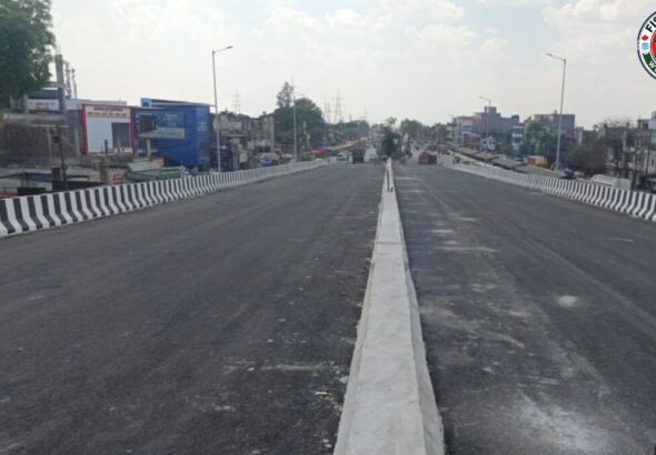 गोरखपुर का पहला सिक्सलेन फ्लाईओवर तैयार