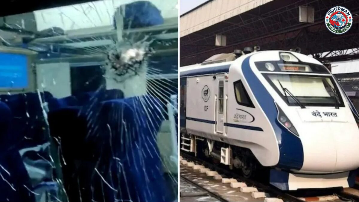 गोरखपुर में वंदे भारत ट्रेन पर पत्थरबाजी