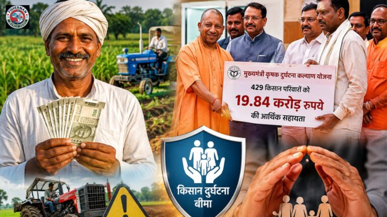किसान दुर्घटना बीमा गोरखपुर