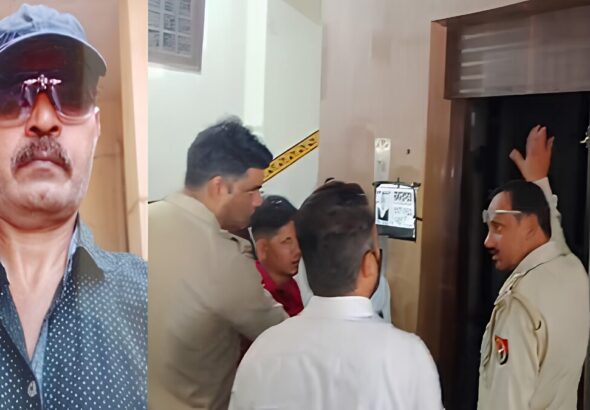 अलीगढ़ में एक अपार्टमेंट की लिफ्ट
