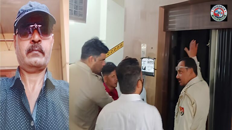 अलीगढ़ में एक अपार्टमेंट की लिफ्ट