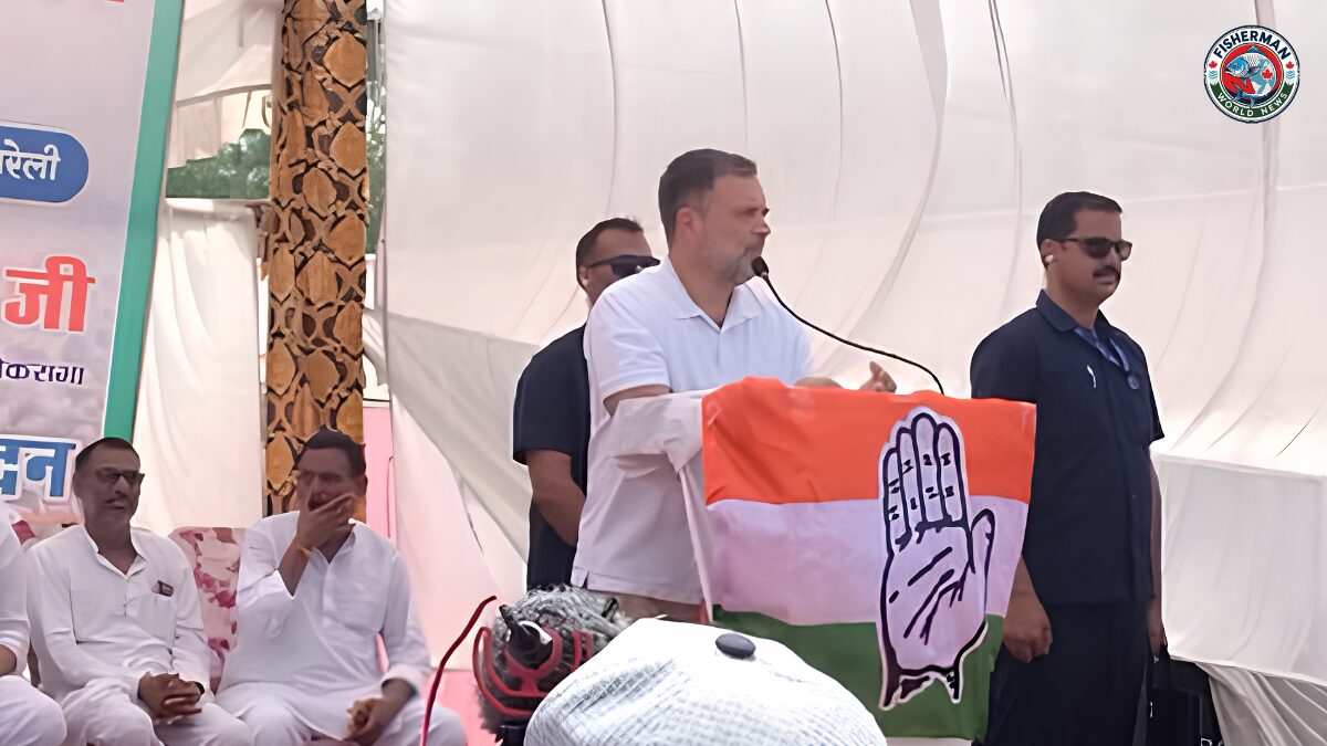 राहुल गांधी ने रायबरेली में