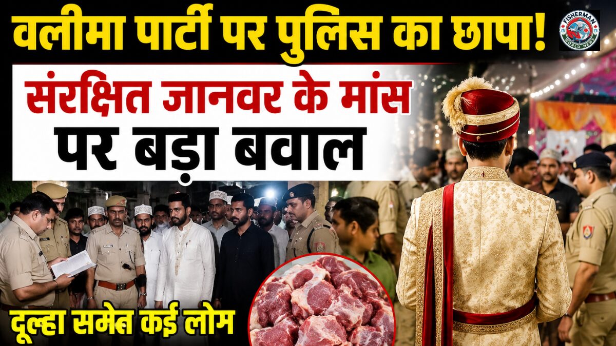 शामली में वलीमा समारोह के दौरान