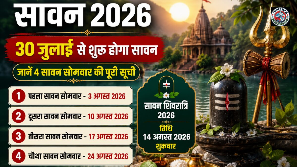 सावन 2026 इस बार चार सोमवार