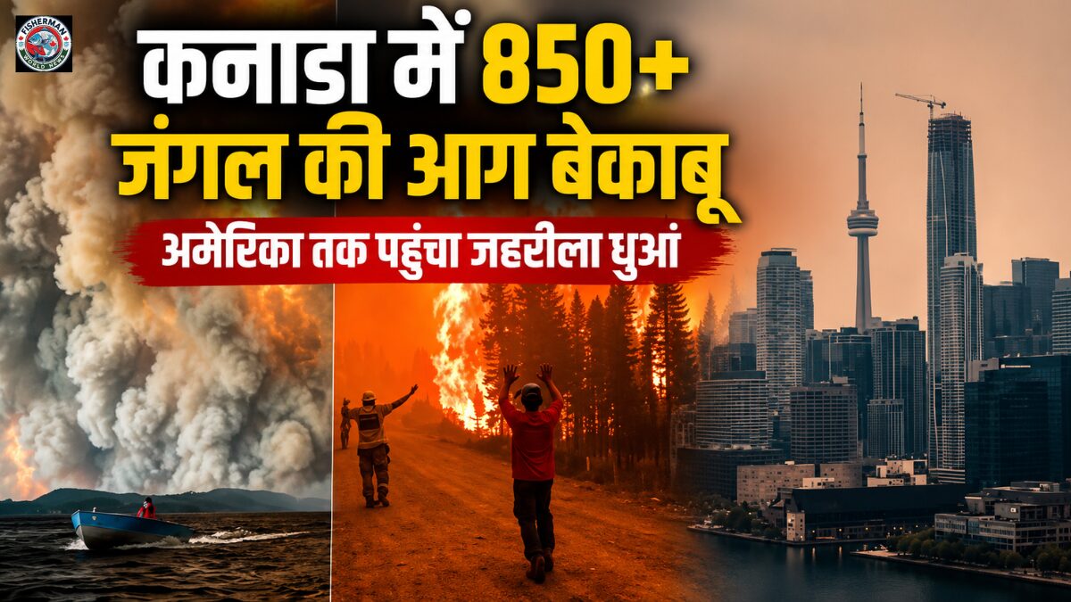 कनाडा में 850 से अधिक सक्रिय जंगल
