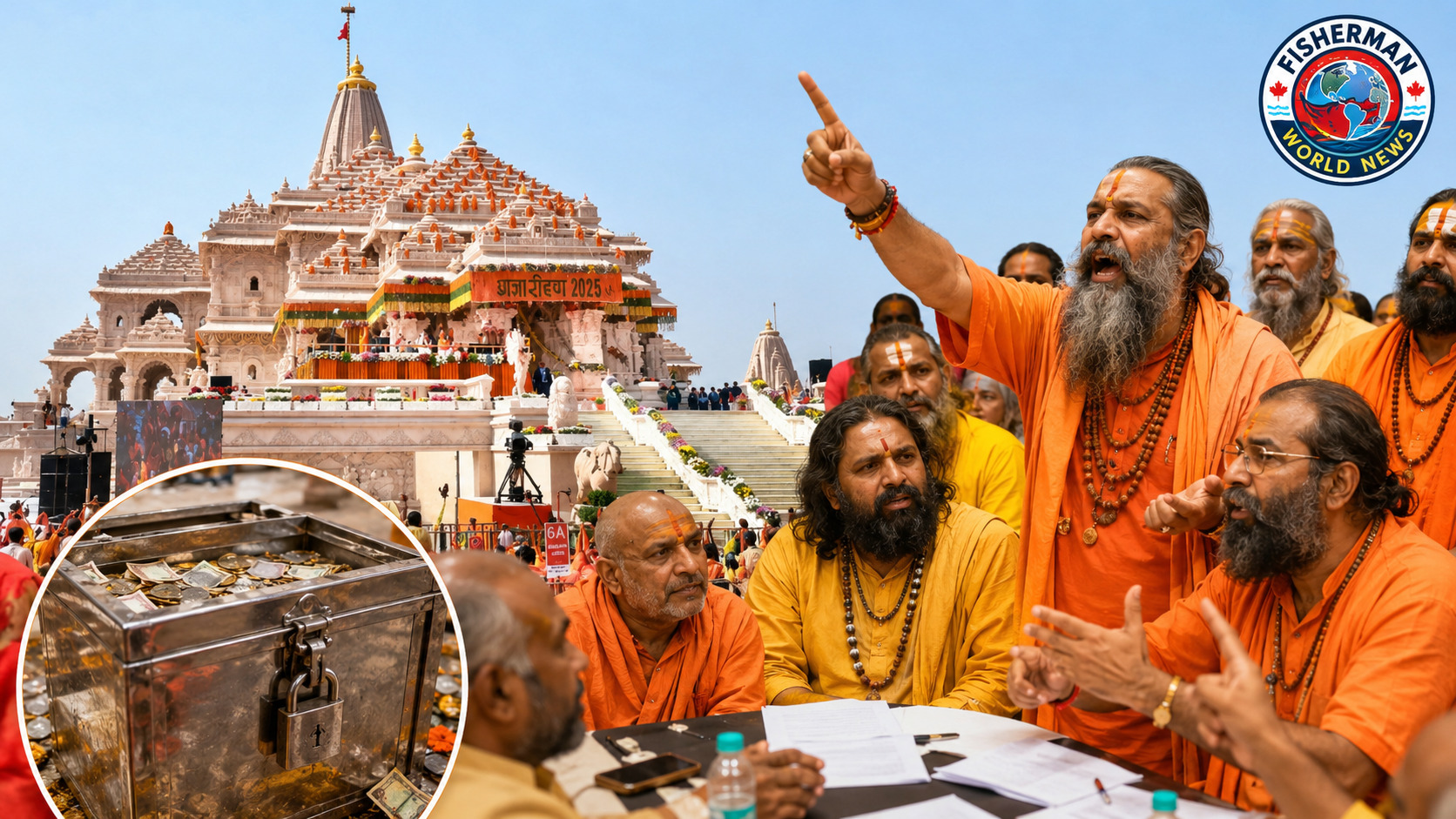 अयोध्या में राम मंदिर चढ़ावा विवाद