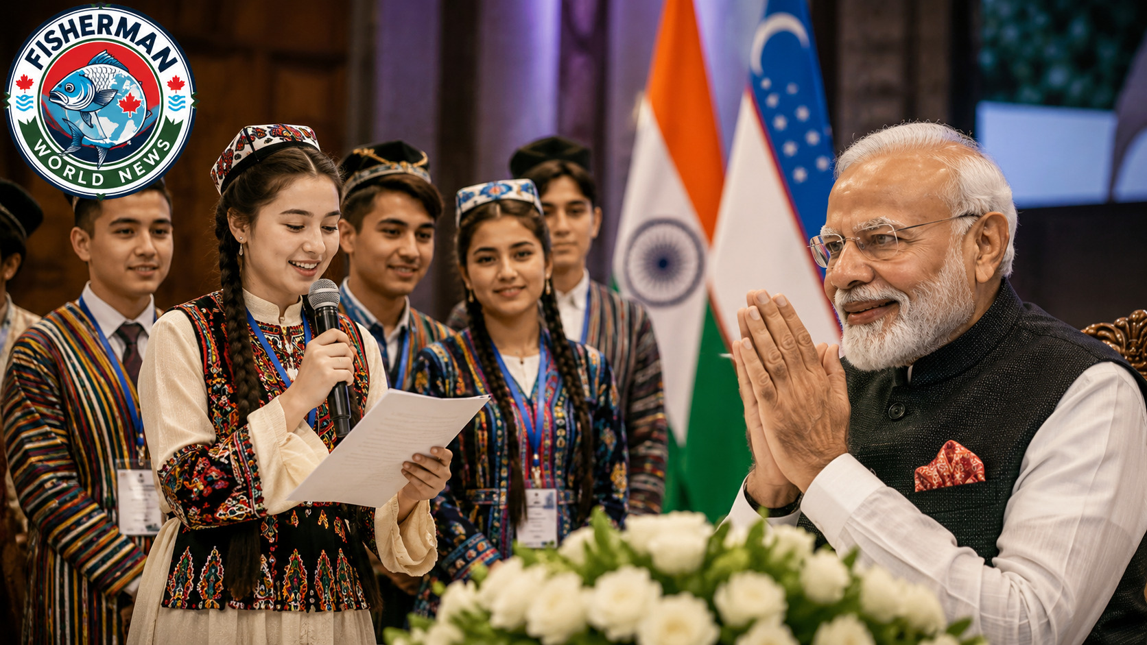 उज्बेकिस्तान दौरे पर पीएम मोदी