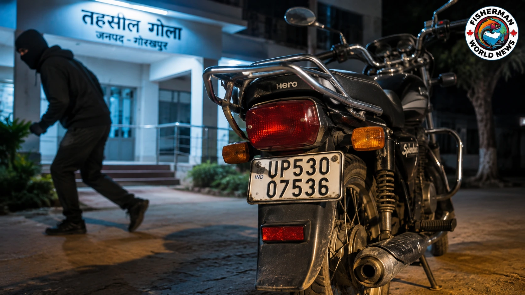 गोरखपुर के गोला तहसील परिसर में