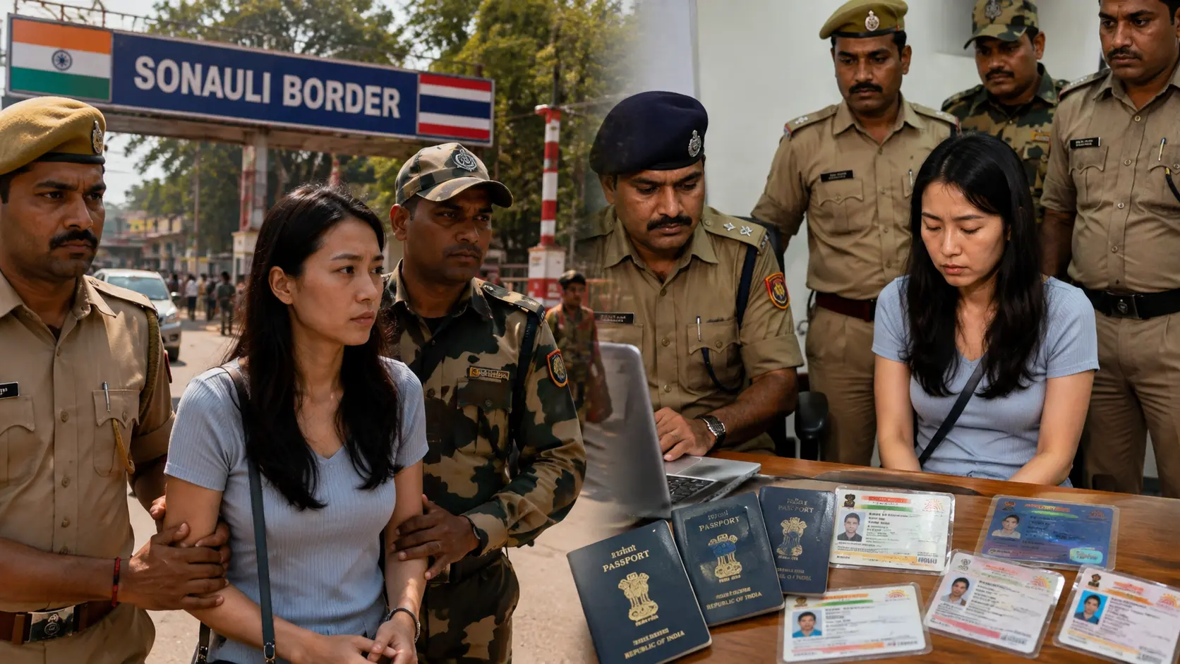 महराजगंज के सोनौली बॉर्डर