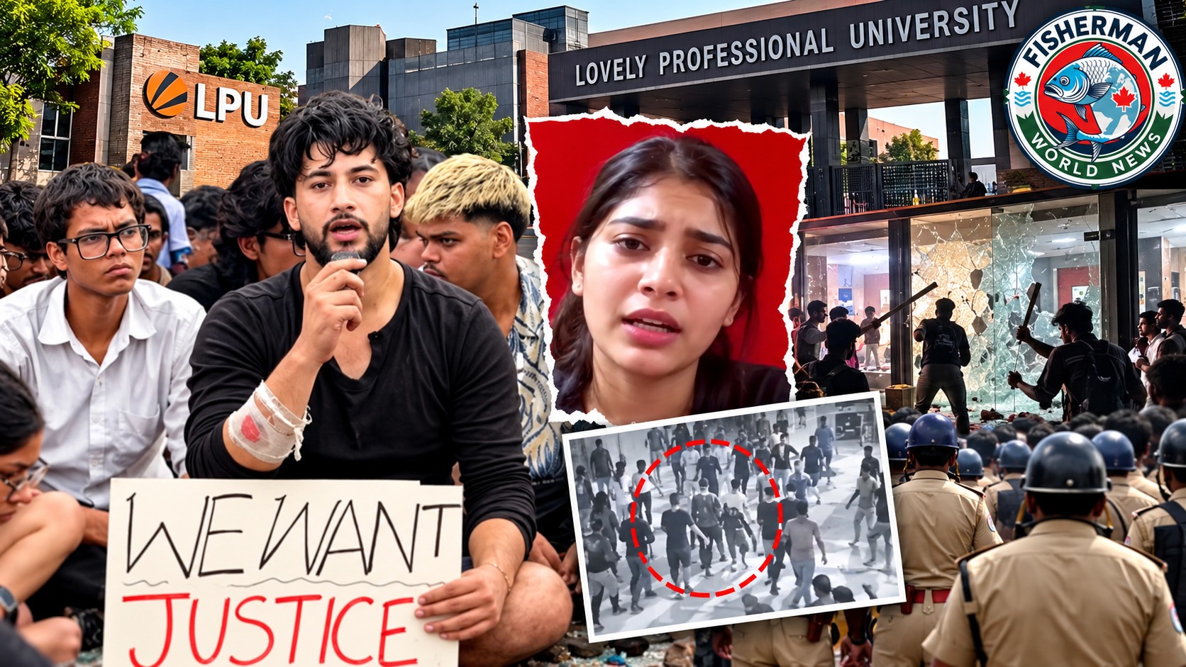 LPU हिंसा मामले में 30-40 छात्र