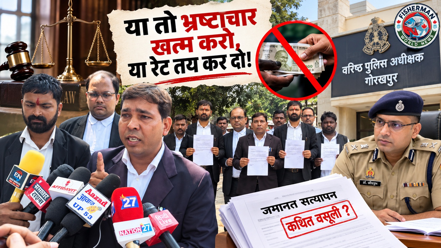 गोरखपुर के खजनी थाने में