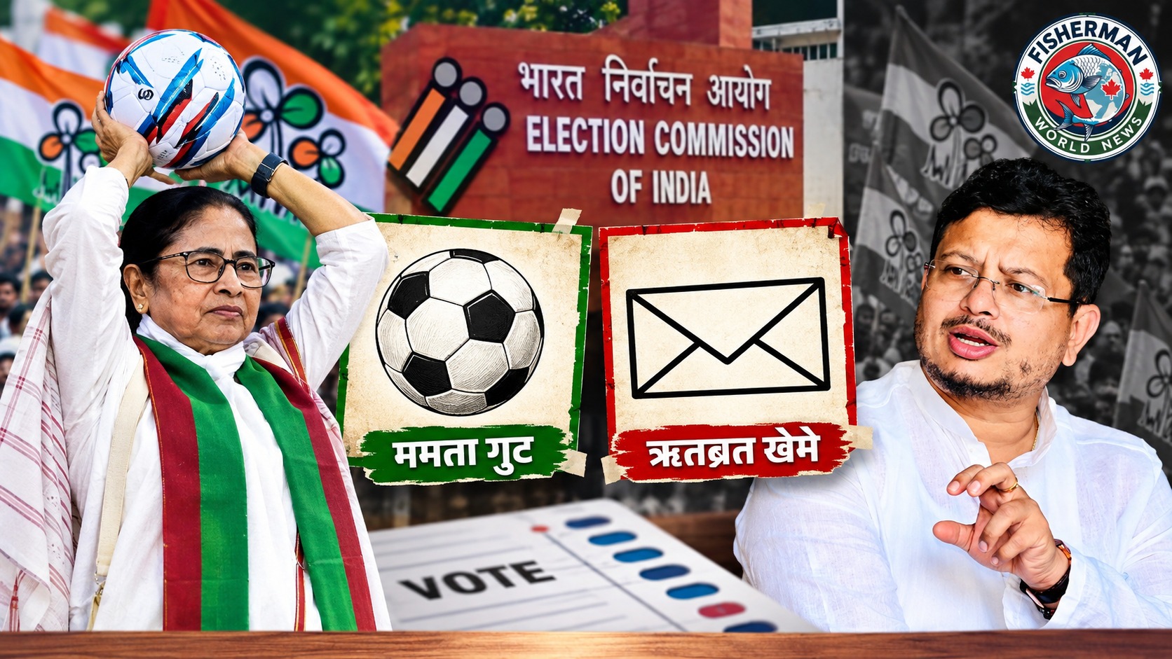 TMC के दो गुटों को चुनाव आयोग