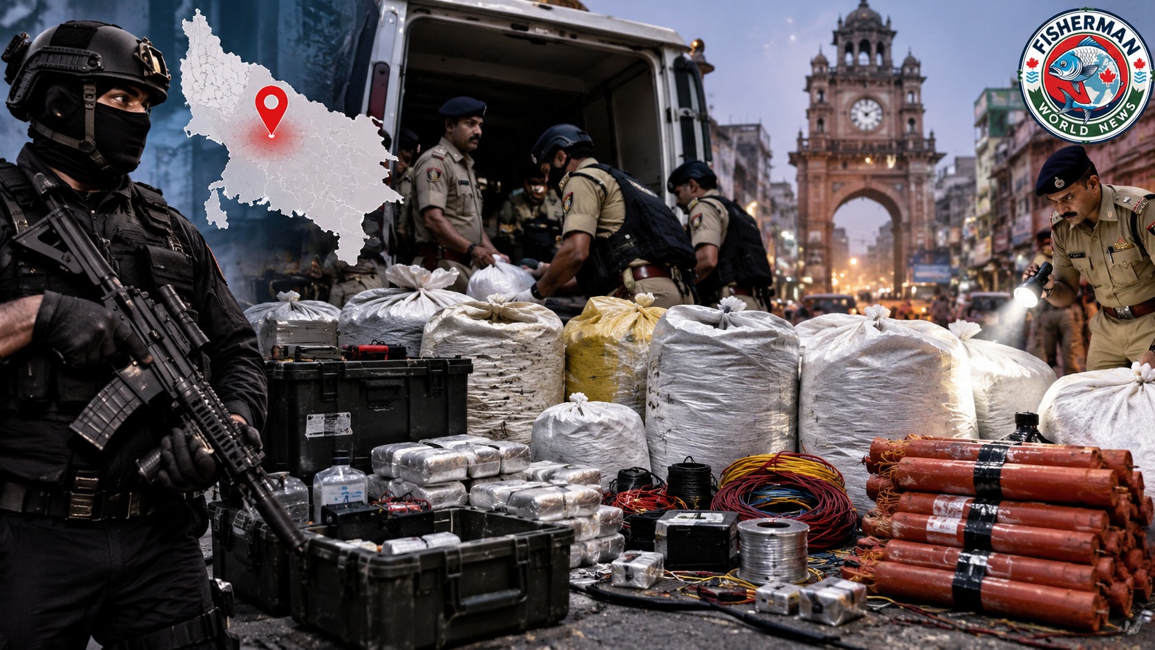 मेरठ में पुलिस ने लाला का बाजार
