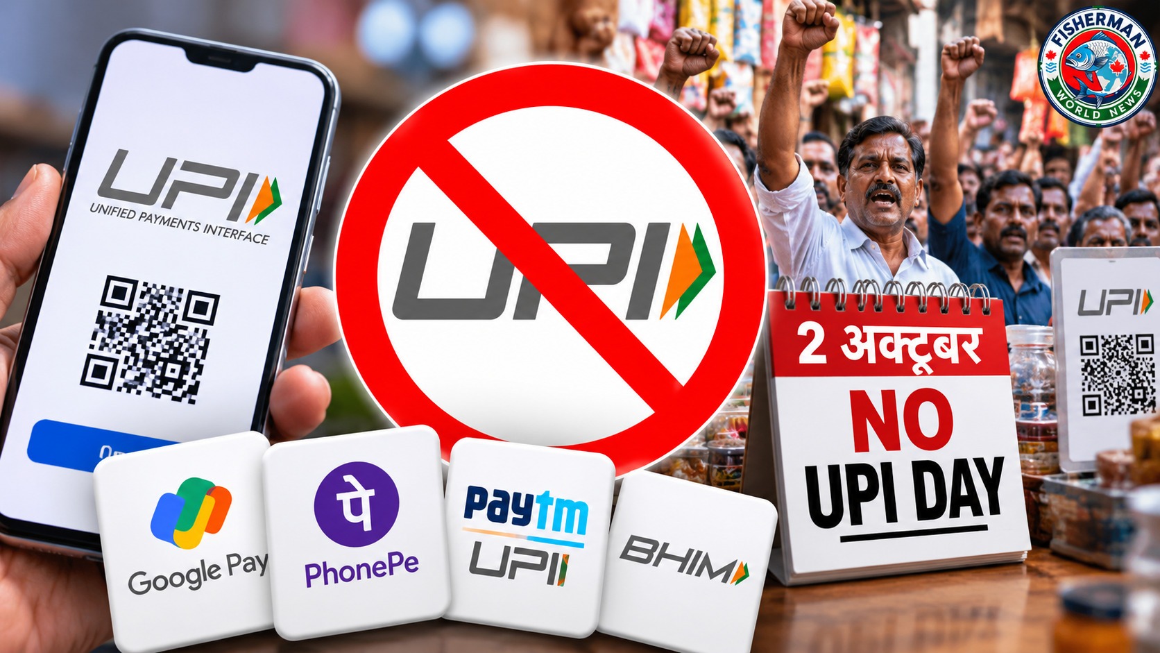 No UPI Day 2 October