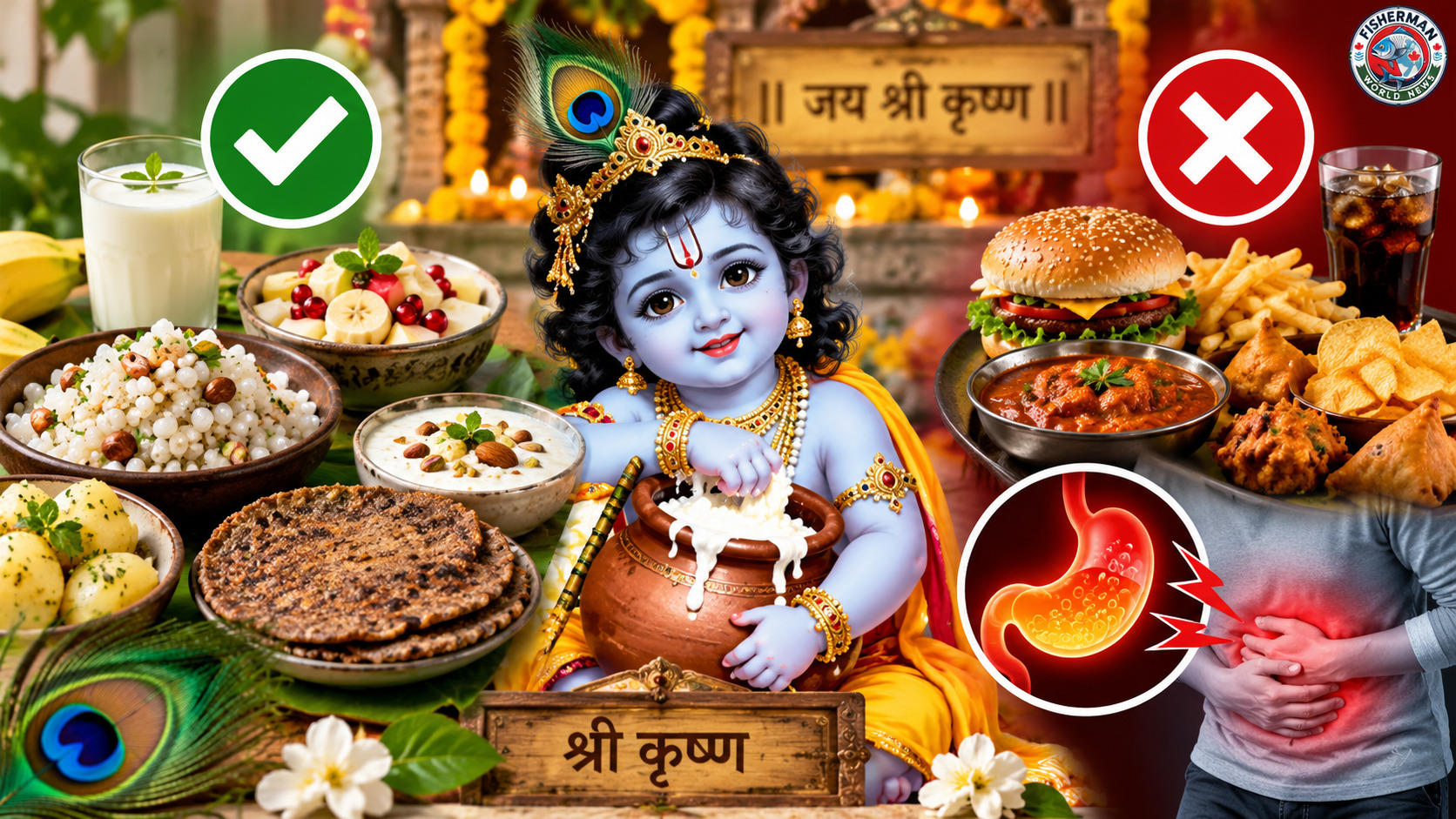 जन्माष्टमी के व्रत में क्या खाना चाहिए