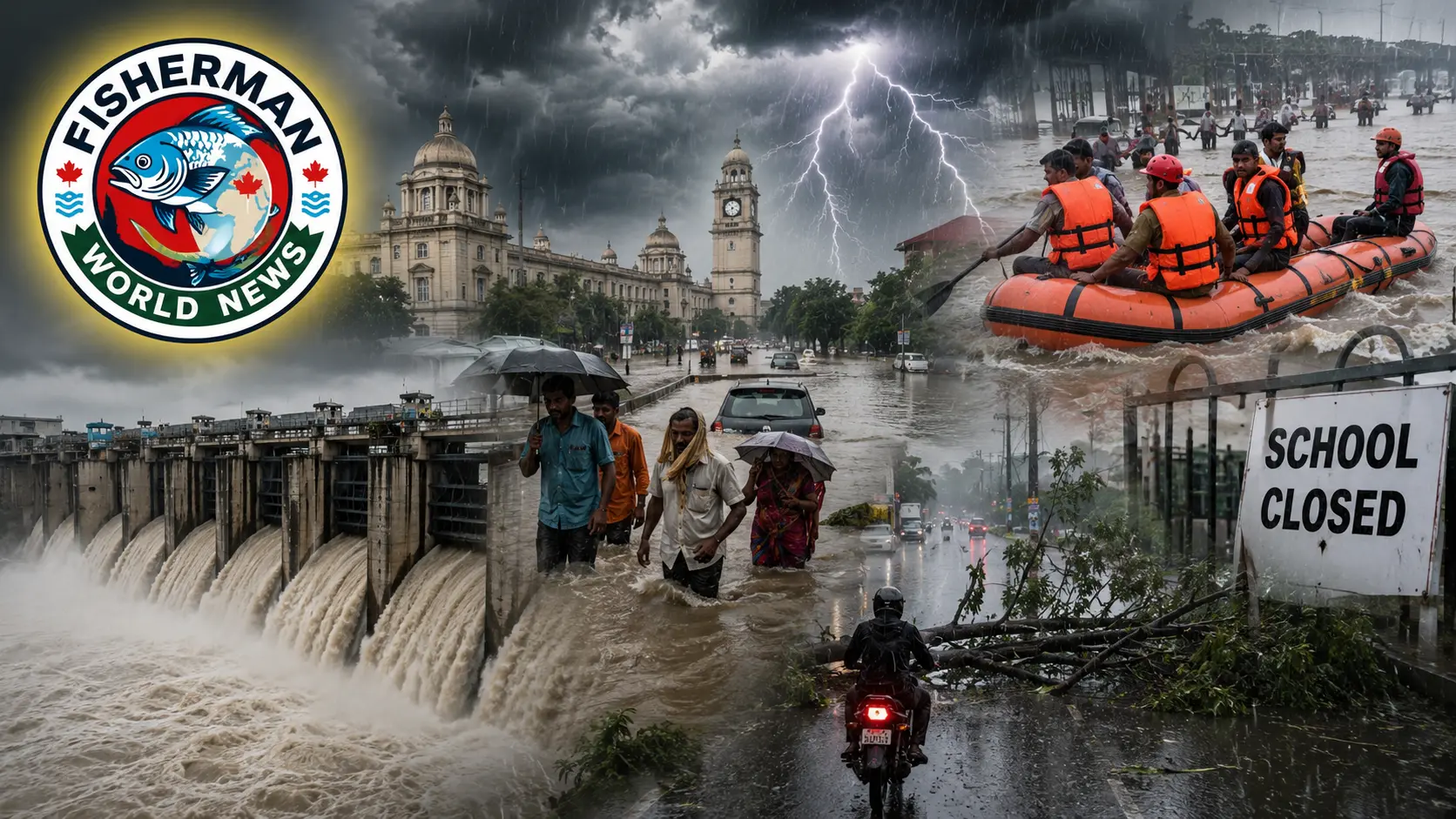 यूपी में लगातार बारिश से बाढ़ और जलभराव