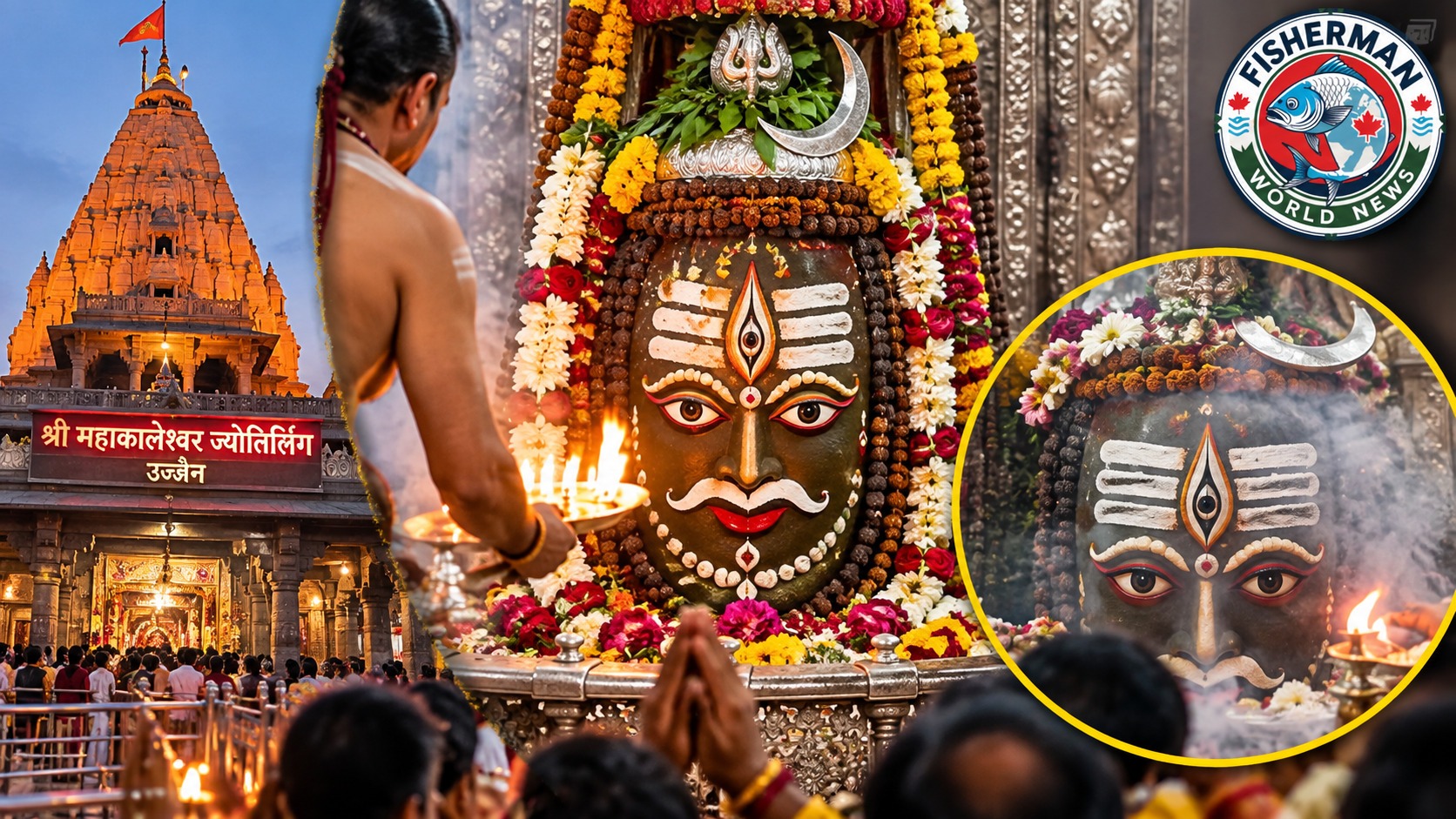 उज्जैन महाकाल मंदिर में भस्म आरती