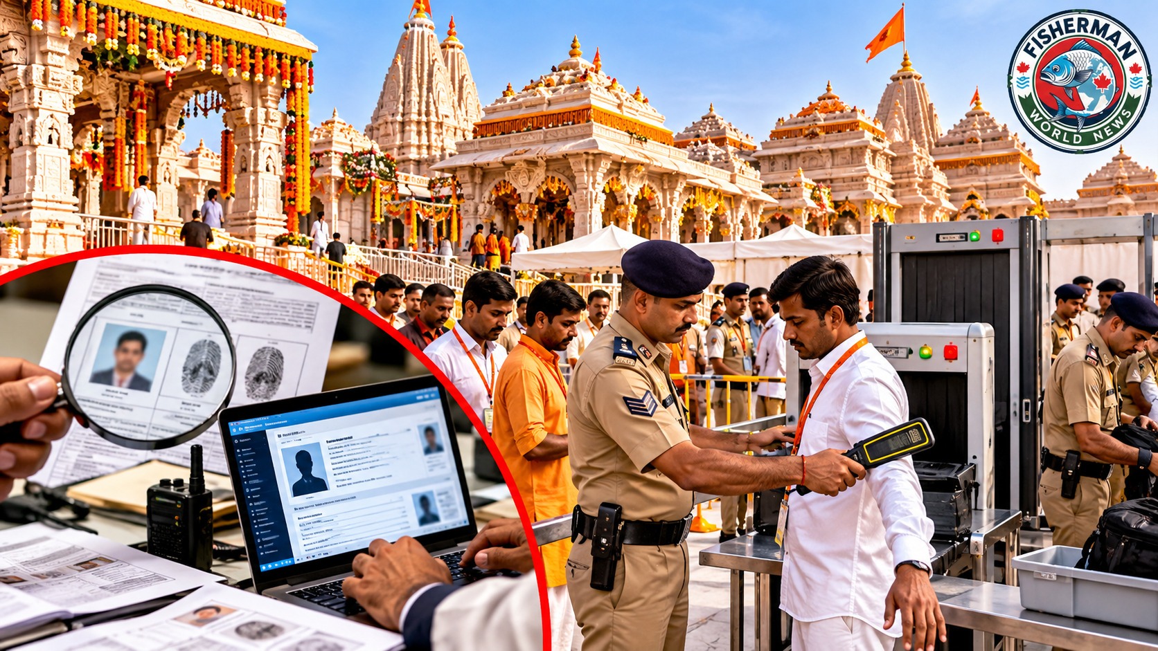 अयोध्या राम मंदिर परिसर में