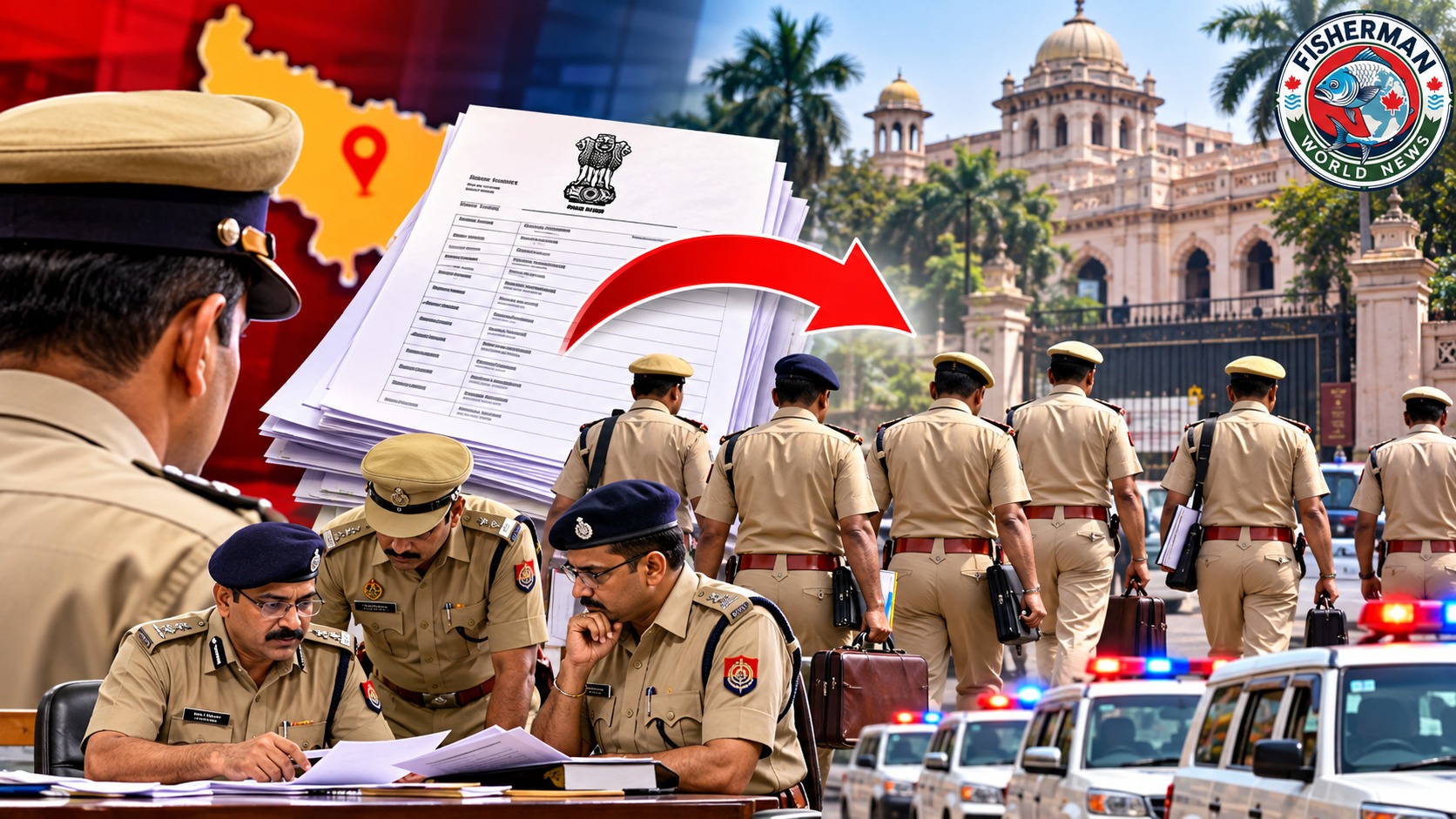 14 पुलिसकर्मियों के तबादले