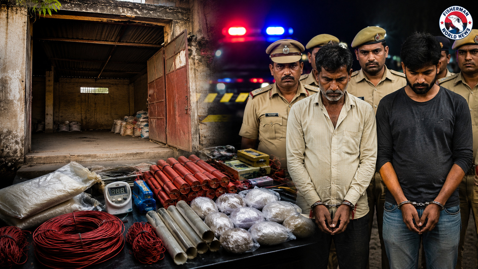 गोरखपुर के सिकरीगंज में लाइसेंसी विस्फोटक