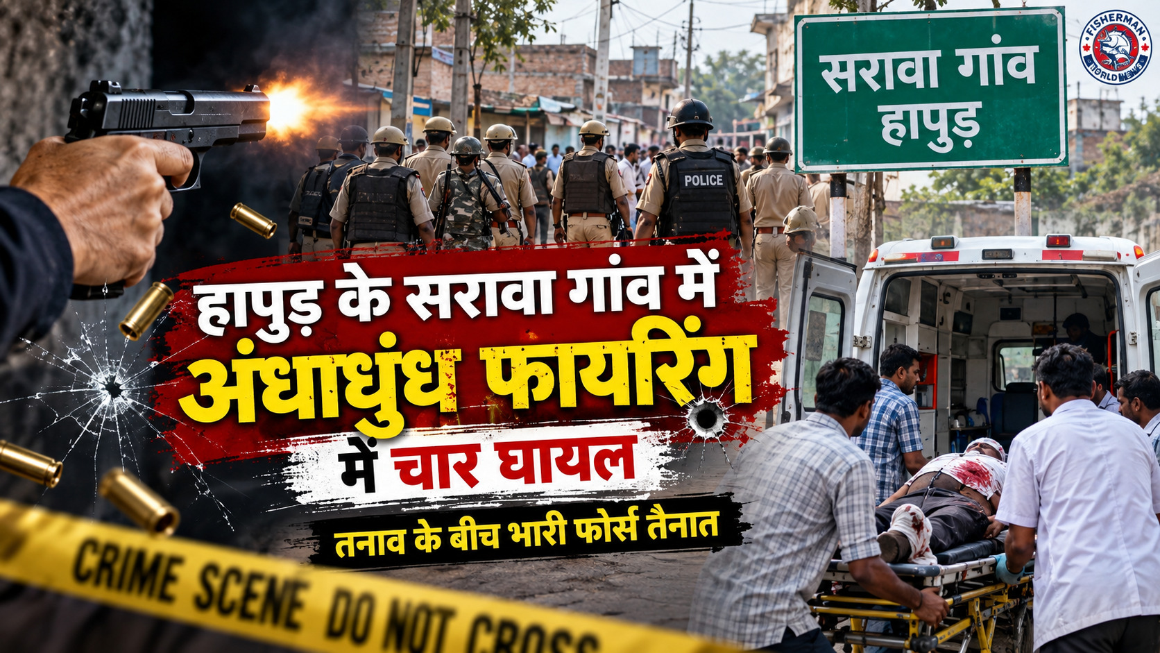 हापुड़ के सरावा गांव में