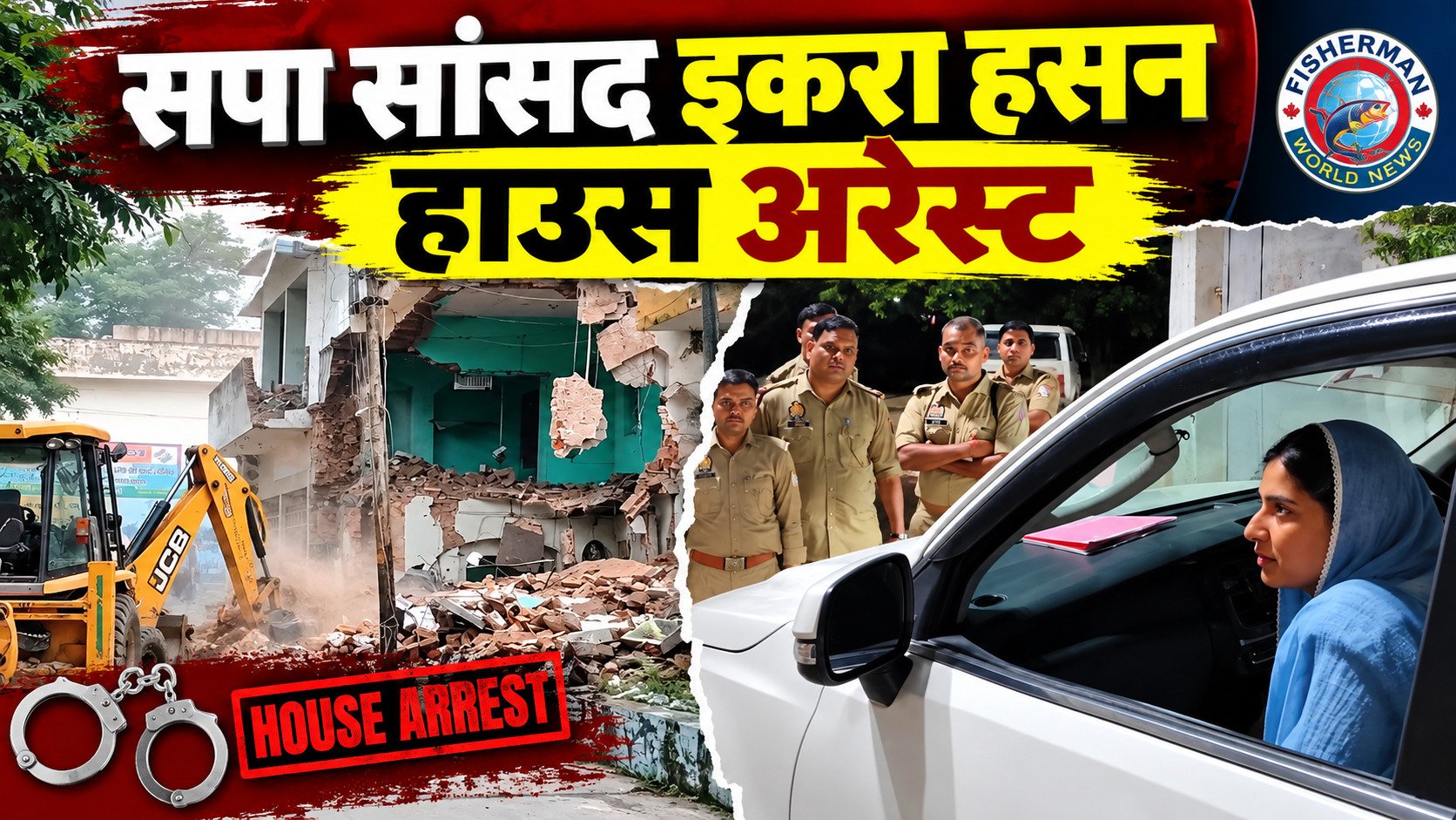 सहारनपुर कलेक्ट्रेट परिसर की मस्जिद ध्वस्त