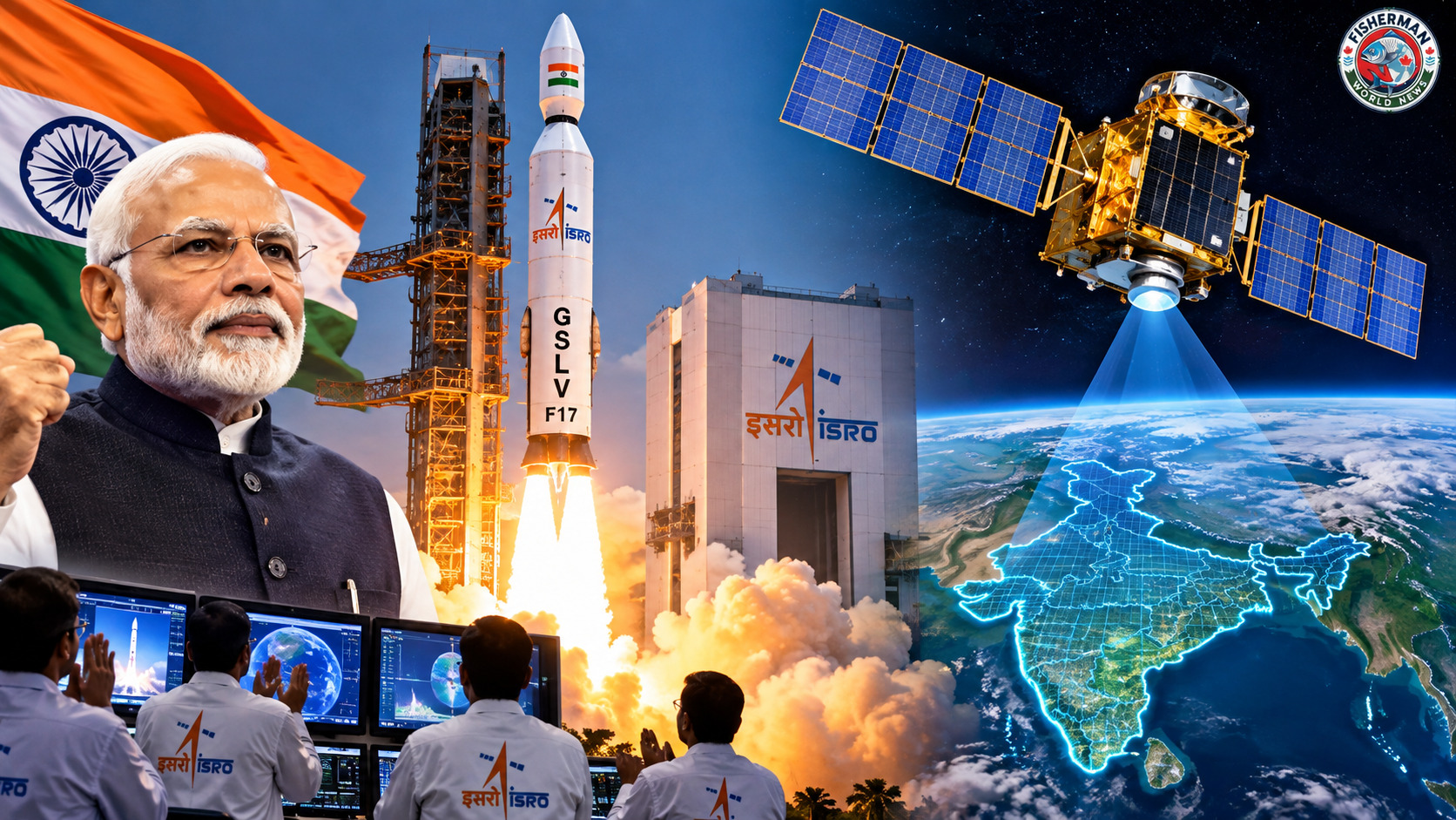 भारत ने EOS-05 अर्थ ऑब्जर्वेशन सैटेलाइट