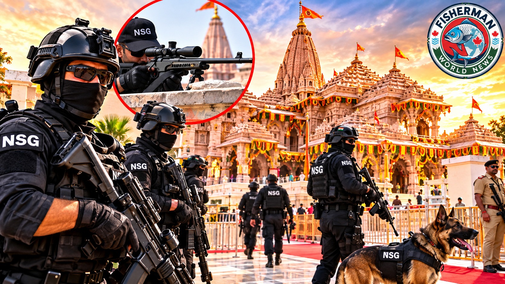 अयोध्या राम मंदिर की सुरक्षा में