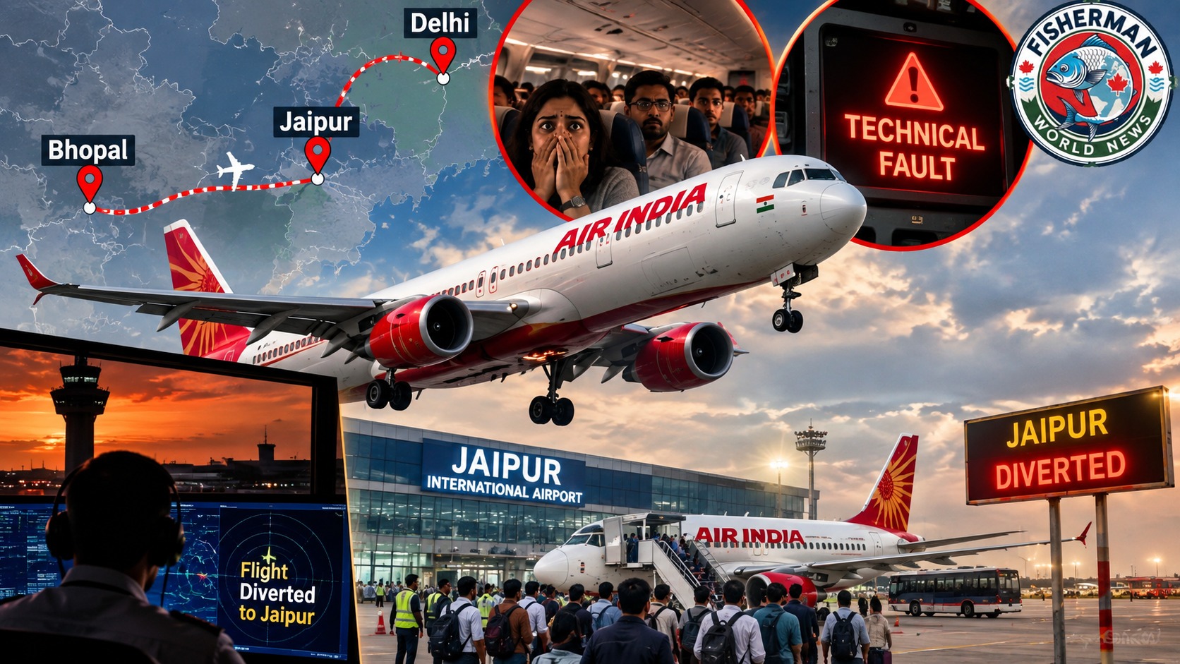 Air India Flight Emergency