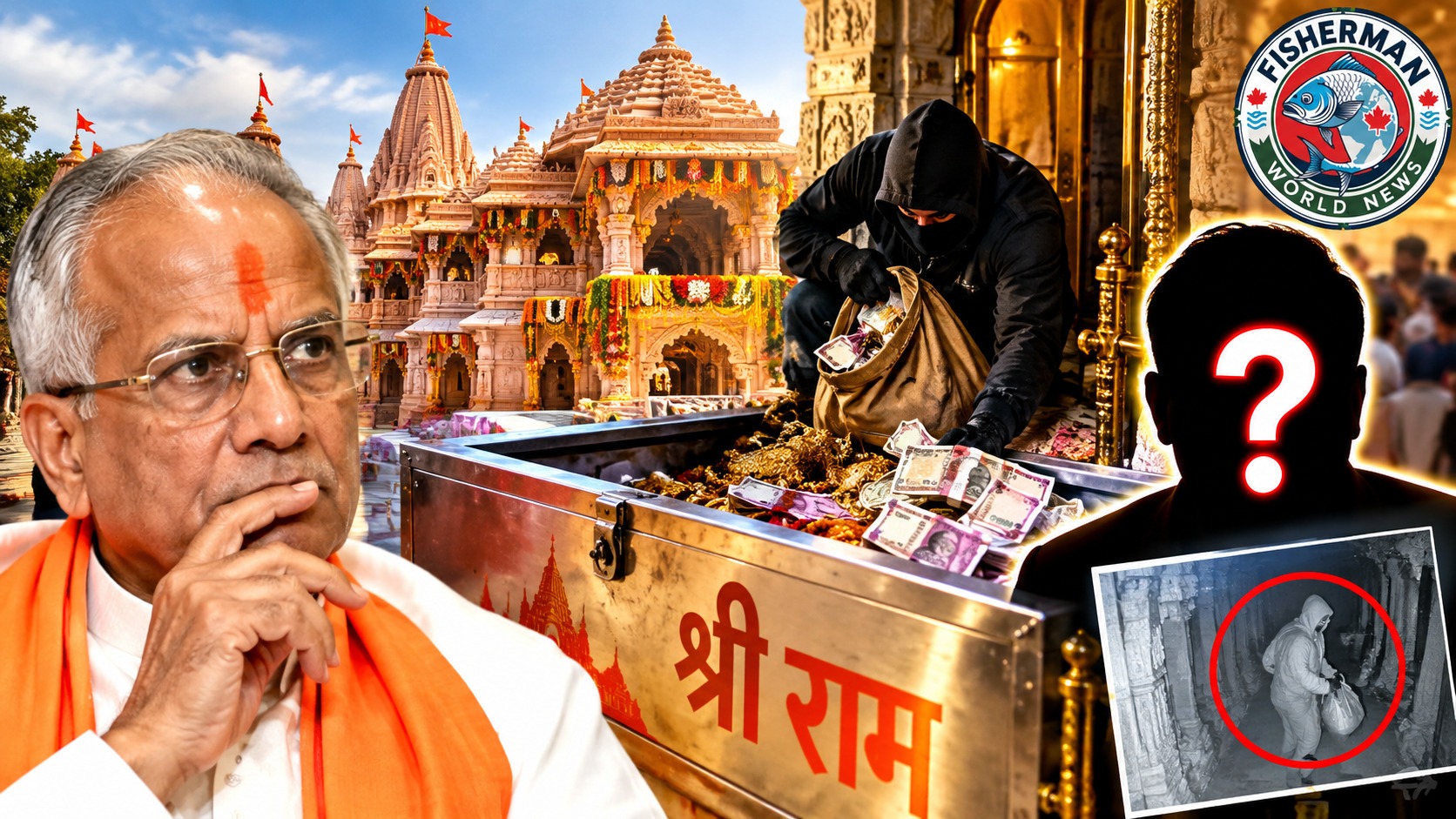 राम मंदिर चढ़ावा चोरी मामले में