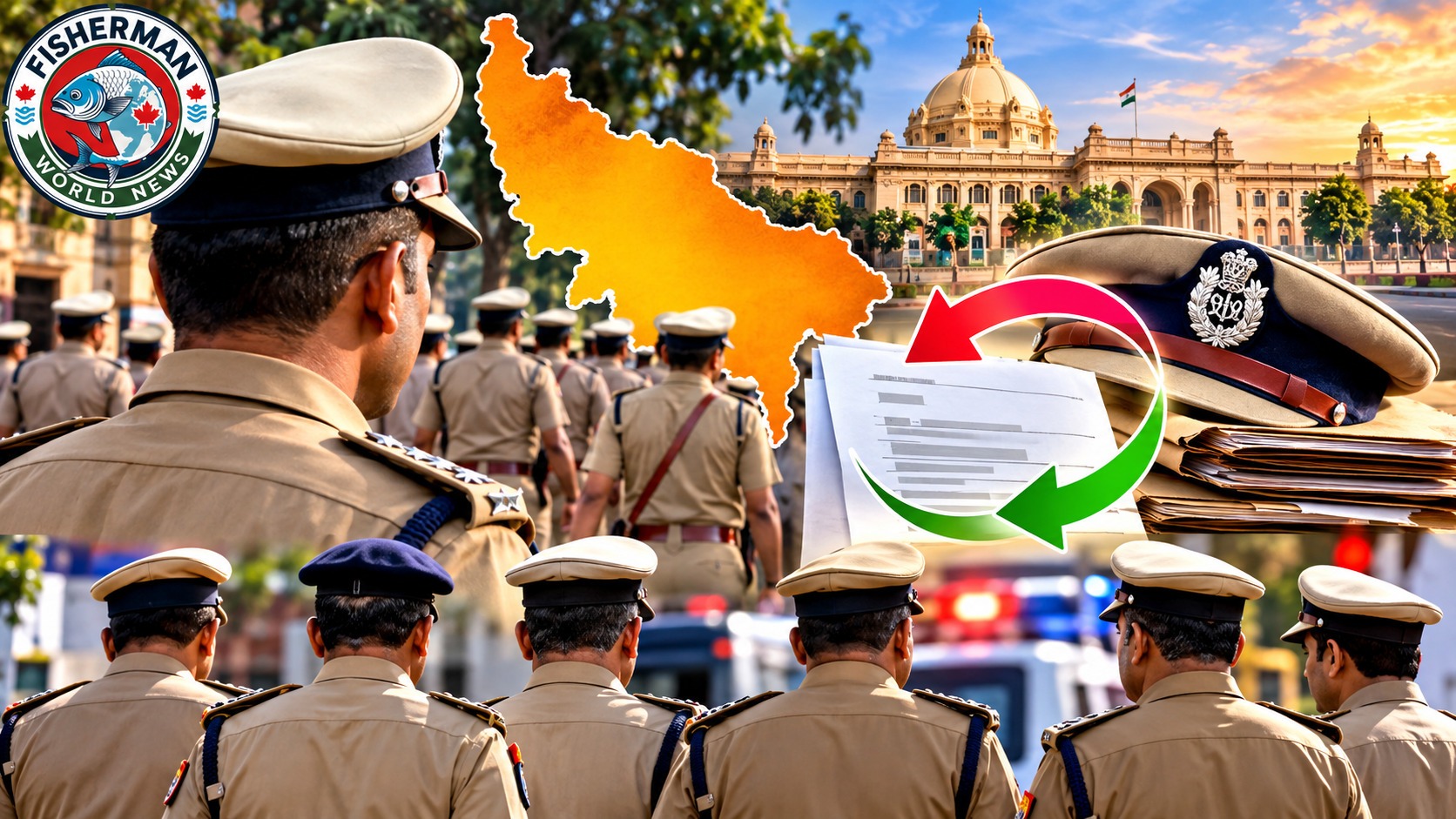उत्तर प्रदेश में 20 IPS