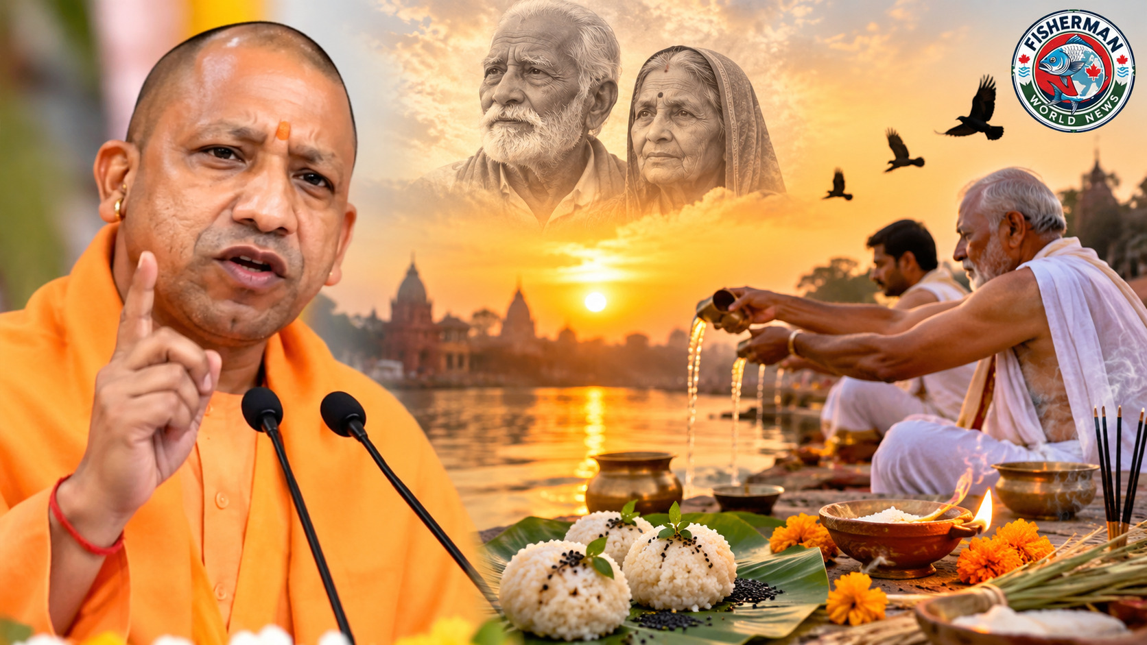 CM योगी आदित्यनाथ ने पितृ पक्ष