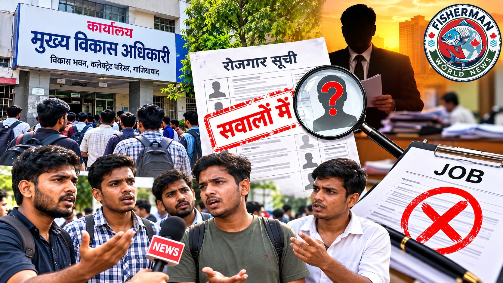 गाजियाबाद में 60 युवाओं