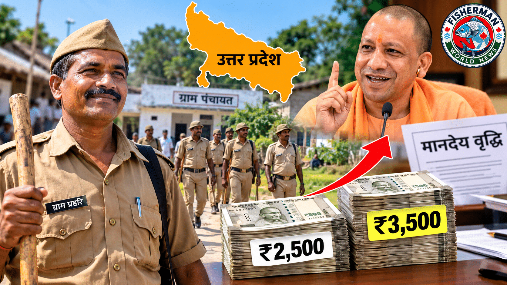 यूपी के करीब 60 हजार ग्राम प्रहरियों
