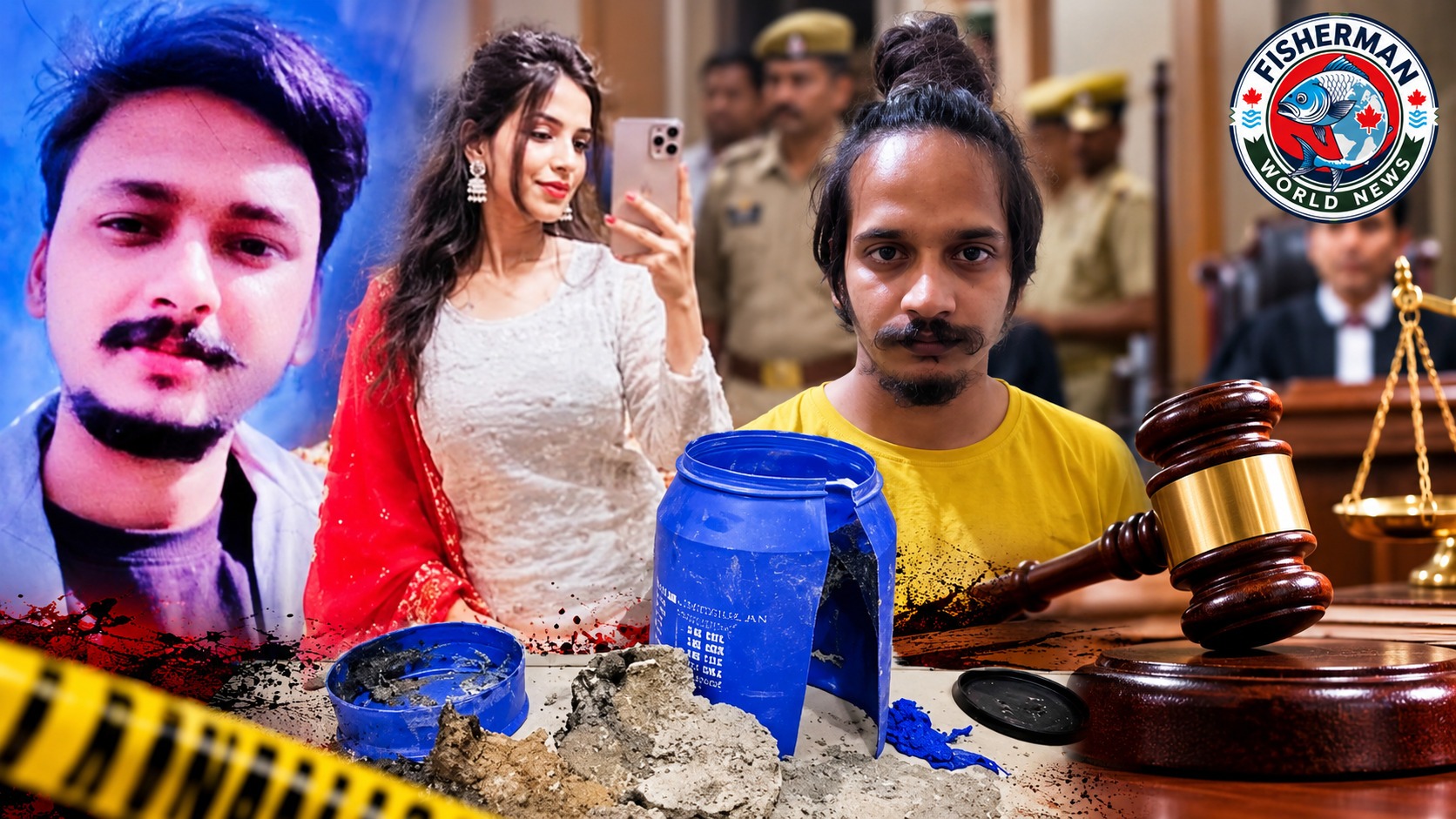 Meerut Blue Drum Case