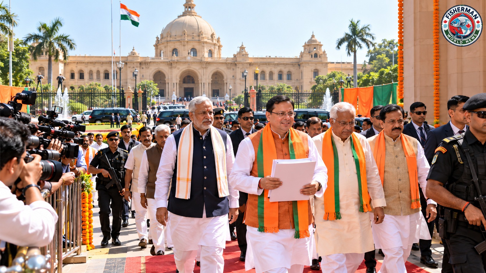 लखनऊ में BJP के 8 राज्यसभा प्रत्याशी