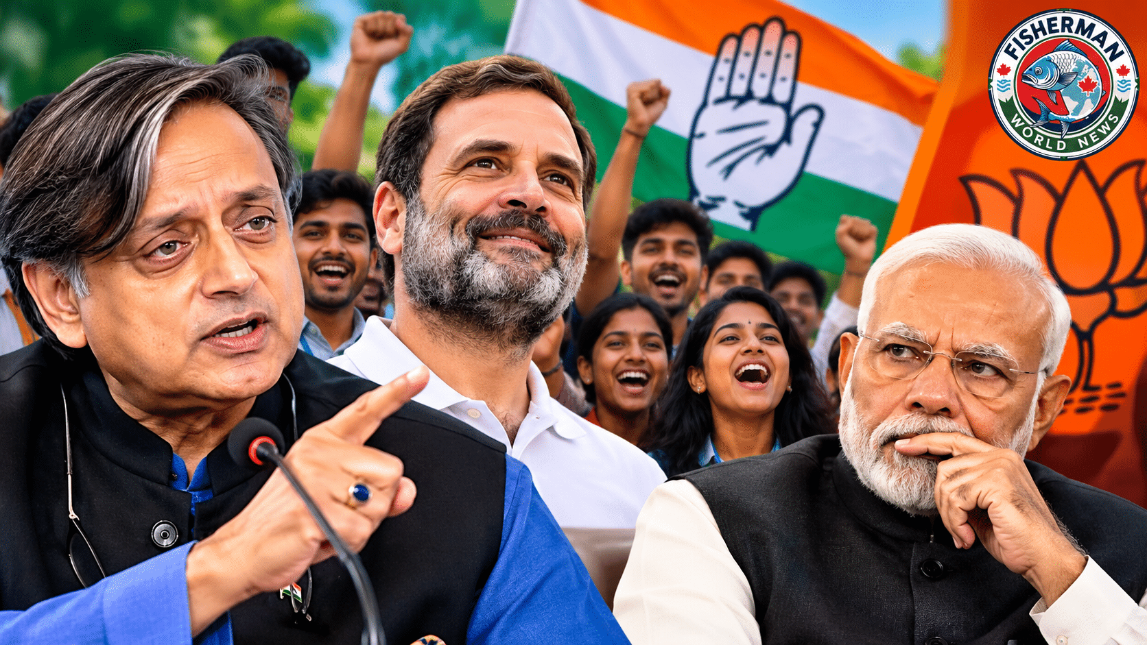 शशि थरूर ने भाजपा को राहुल गांधी