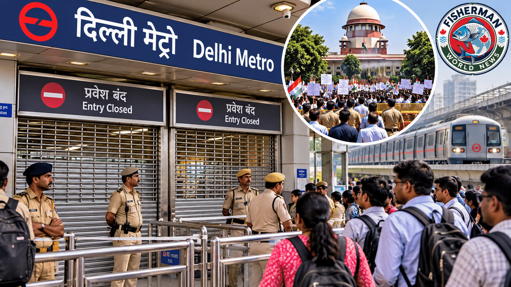 दिल्ली में विपक्ष के सुप्रीम कोर्ट